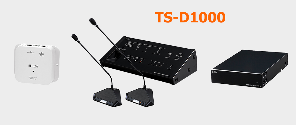 Hệ thống âm thanh hội thảo TOA TS-D1000