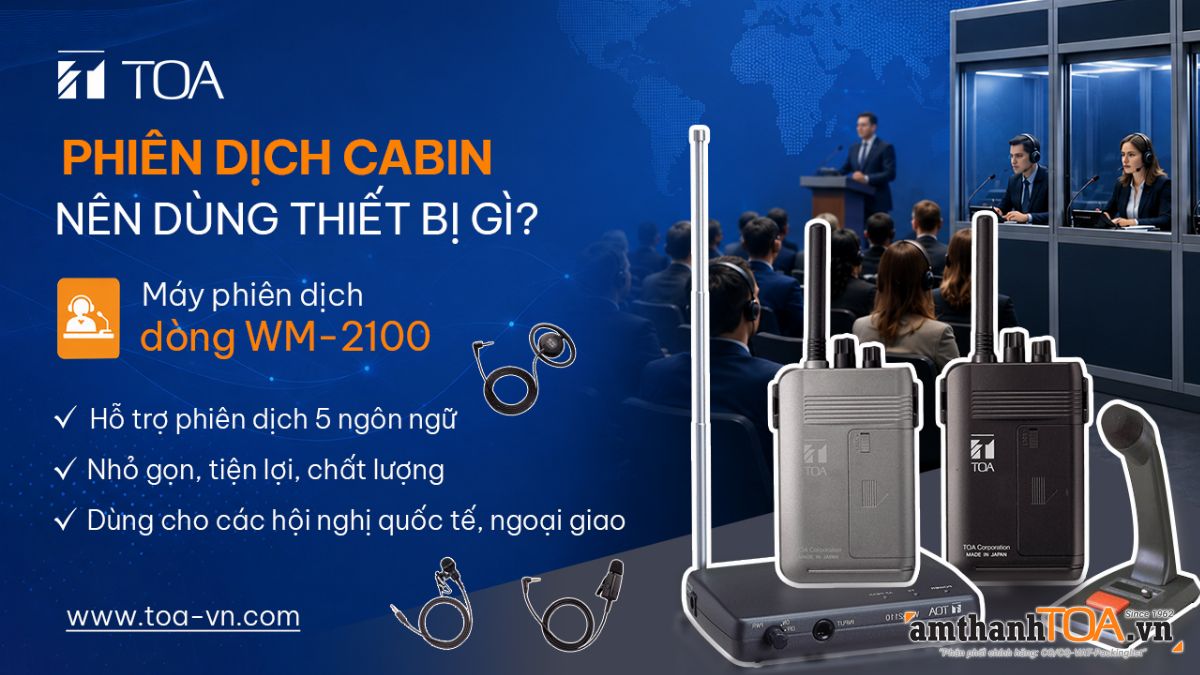 Phiên dịch cabin nên dùng thiết bị gì?